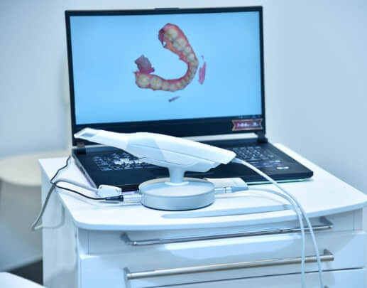 Intraoral scanner hand tool digital impressions and in office milling system