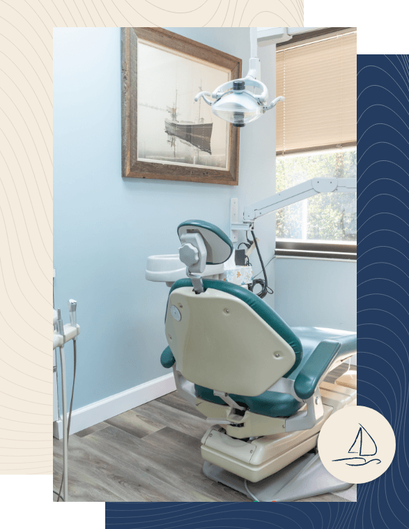 Welcoming dental treatment room